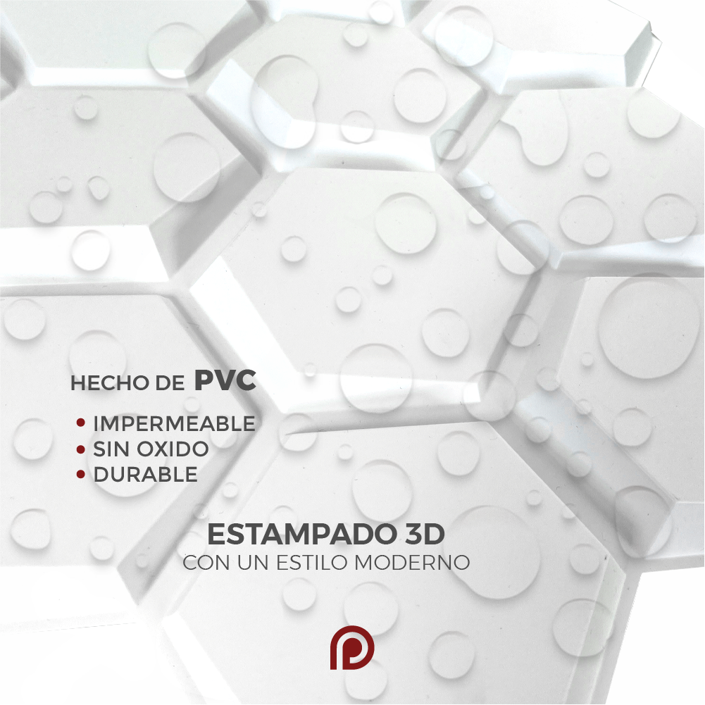 PANEL 3D Profesional - X2603 MIEL  / 10pzas / 50*50cm