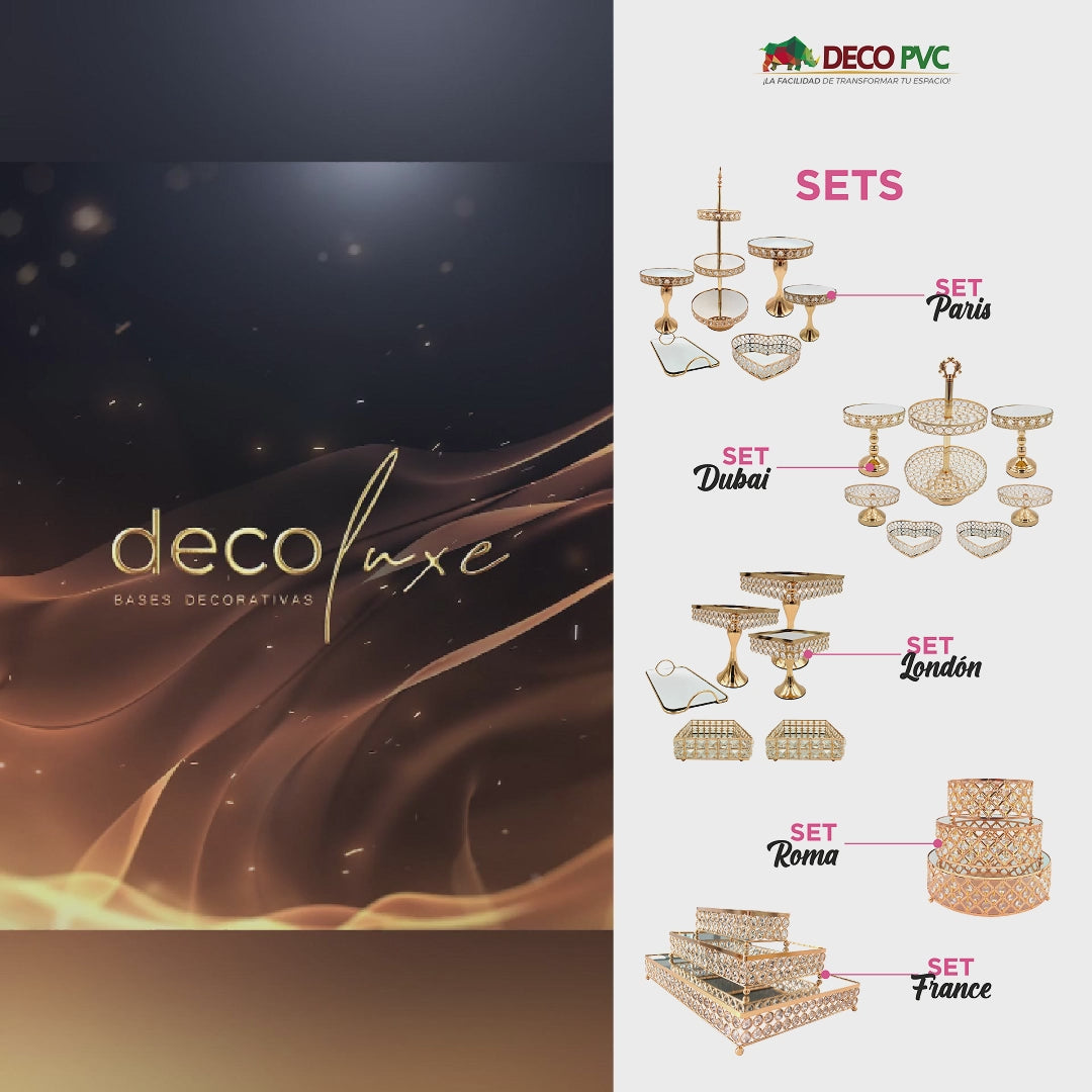 SET ROMA - DECOLUXE - BASE PARA PASTEL