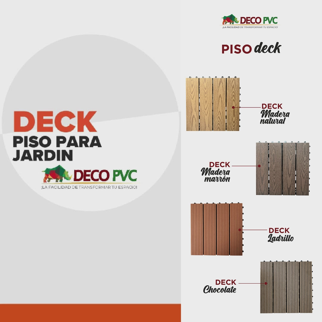 Deck piso para jardín/Plus