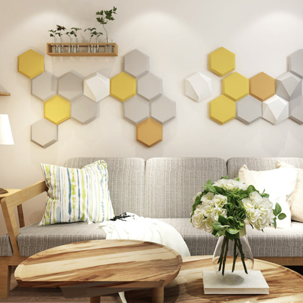 PANEL DECORATIVO SOFT HEXAGONAL