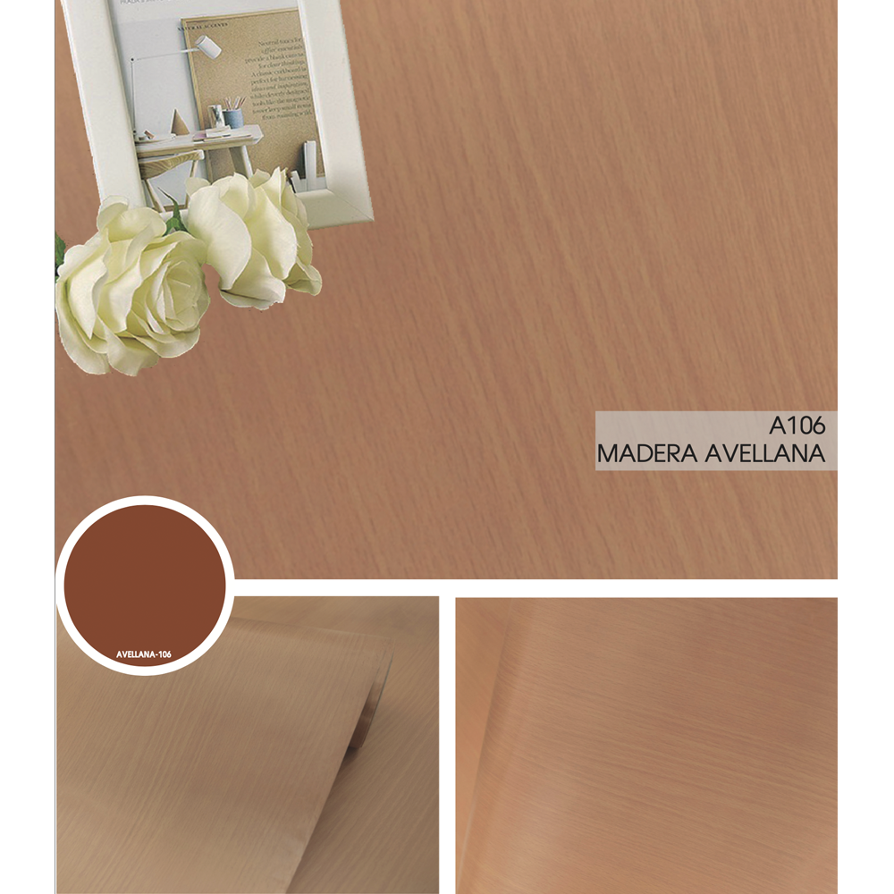 Vinil Autoadherible Madera (1.22x1m) - DECOFILM®