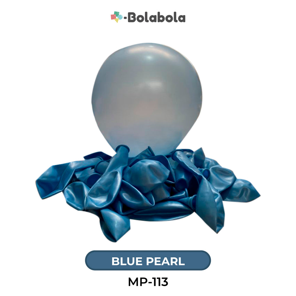 GLOBO METALICO COLOR BLUE PEARL MP-113