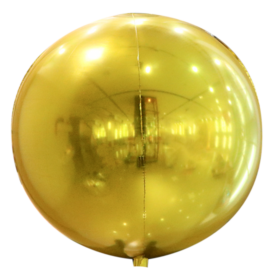 Globo Ball 4D Dorado- 4D001 - BolaBola®