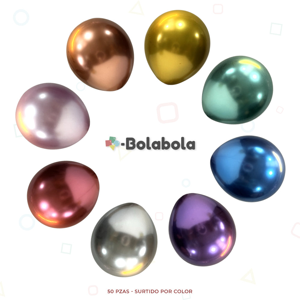 GLOBO CHROME COLOR GOLD C-001 - BolaBola®