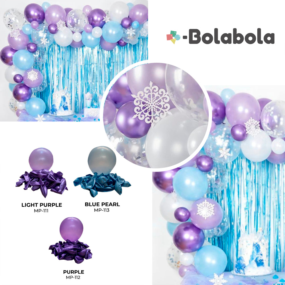 GLOBO METALICO COLOR WHITE PEARL MP-119