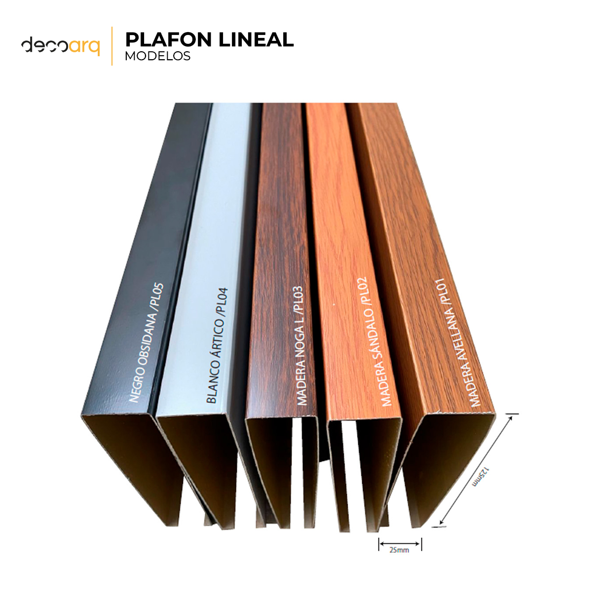 DECO ARQ - PLAFONES LINEALES