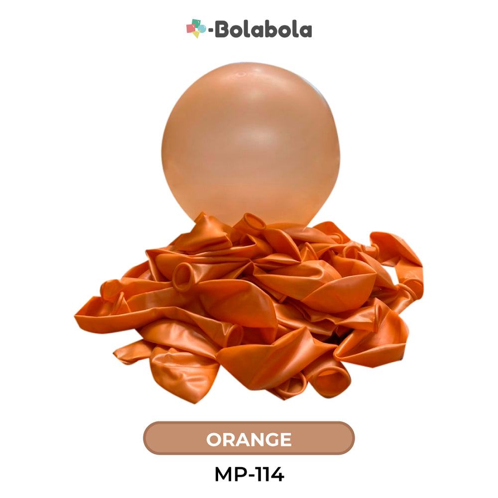 GLOBO METALICO COLOR ORANGE MP-114