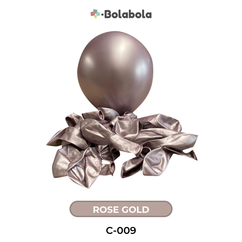 GLOBO CHROME COLOR ROSE GOLD C-009