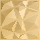 PANEL 3D -Cuarzo S050 / 10pzas / 50*50cmDORADO/GOLD